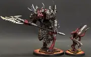 Khorne Daemon Prince and Herald Chaos Daemons Warhammer 40K Presale Painted Army