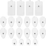 20 Pieces TENS Unit Replacement Pads - Universal 3.5Mm Snap-On TENS Electrode Pa