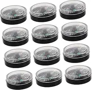 12pcs Outdoor Compass Pocket Compass for Hiking Compasses for Survival Compass Hunting Compass Small Button Compass Small Compass Compass Vintage Pocket Compass