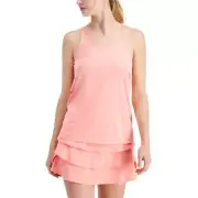 Ideology Womens Solid Strappy Tank Top Size XSmall PeachBerry WS-875