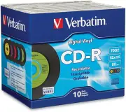 CD-R Blank Discs 700MB 80Min 52X Recordable Disc for Data and Music with Digital