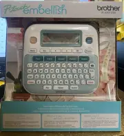 Brother P-touch Embellish Decorative Ribbon & Tape Label Printer Machine NEW
