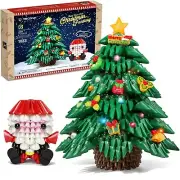 Christmas Fantasy Build Set - Mini Christmas Tree & Santa - Building Toys - G...