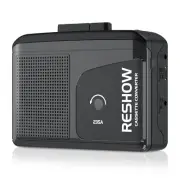 Reshow Portable Cassette Player USB MP3 Converter Built-in Speaker Black Japan