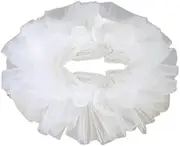 [Generic] Women Tulle Fluffy Ruffled Fake Collar Layered Mesh Cosplay Costume Choker