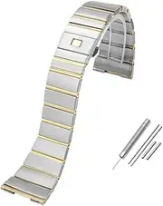 [AMGHCGTEEW] Fit For Omega Double Eagle Steel Strap Constellation Series Bracelet Men's And Women's Watch Band Metal Accessories 17MM 23MM 25MM