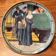 1987 Knowles Norman Rockwell “An Orphans Hope” W/COA NIB FREE SHIPPING.