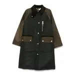 [Barbour] Barbour Raglan-sleeve Buttoned Coat 8 UK GREEN