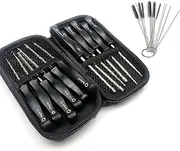 RAYWE 12PCS Carburetor Adjustment Tool with Cleaning Tool for 2 Cycle Small Engine Replacement for Poulan Husqvarna STHIL Echo Trimmer Weedeater Chainsaw