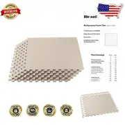 Durable EVA Foam Floor Tiles - ½ Inch Interlocking Mats for Home Gym & Playroom
