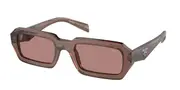 Prada PR A12S 17O60B Men's Sunglasses Brown Size 52