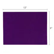 Mega Crafts - 9" x 12" Metallic Glitter EVA Foam Sheets - Purple, 6PCS