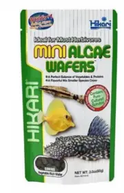 Hikari Mini Algae Wafers 85g Sinking Tropical Fish Food Pleco Catfish Bottom