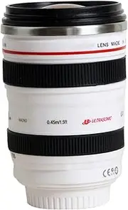 White Mugs Office Mugs Camera Lens Water Cup Camera Lens Storage Cup Camera Lens Water Container Camera Lens Cup Tea Mug Household White Milk Cup Camera Lens Mug