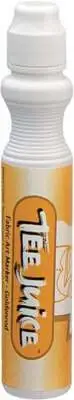 Jacquard Tee Juice Broad Point Fabric Marker Open Stock Goldenrod