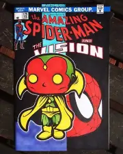 Marvel Team-Up #129 - Original Funko Pop Style Sketch Blank Variant Cover