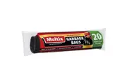 Multix Drawtight Roll Garbage Bags 56l 20 Pack