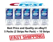 Crest 3D White No-Slip Professional Effect Whitestrip Teeth Whitening 5 Packs