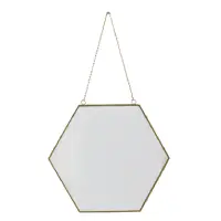 在飛比找家樂福線上購物網優惠-RICHOME歐式優雅掛鏡-幾何