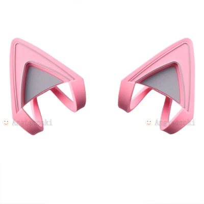 US Stock Cat Kitty Ears for Razer Kraken 2019 Kraken TE V2 7.1 Headsets Pink