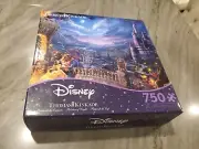 Disney Thomas Kinkade Beauty Beast Dancing in the Moonlight 750 Puzzle New
