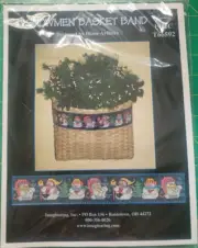 Imaginating, Inc. 14 Count Counted Cross Stitch Basket Band Kit, "Snowmen"