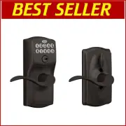 Elegant Aged Bronze Keypad Lock with Flex-Lock - Security & Style Combined