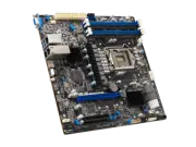 Intel® Xeon® E-2300 LGA 1200 Micro-ATX server motherboard with four DIMM and one