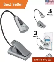 FlexNeck Plus Ultra Bright, Fully Adjustable LED Gooseneck Reading Lights for...