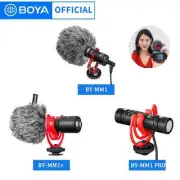 Condenser Shotgun Microphone Professional Studio Mini Mic with Shock Mount