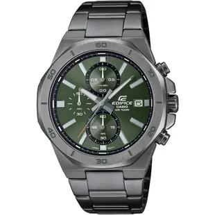 CASIO 卡西歐 EDIFICE 八角運動計時手錶 迎春好禮 EFV-640DC-3AV