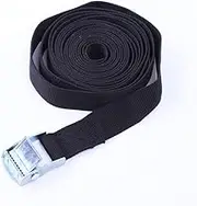 2.5CM x 3M Adjustable Lashing Straps Ratchet Webbing Trailer Tie Down Straps with Clamping Lock