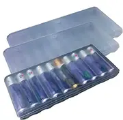 3pcs 3A Battery Case, 3A Battery Holder, Translucent AA-A Batteries Storage Box, Batteries Organizer