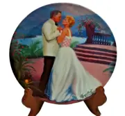 Knowles Norman Rockwell Collectible Plate Some Enchanted Evening 1987 COA Boxed
