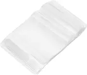 TOGEVAL 100 pcs Clear Jewelry Storage Bags Self Seal Organizer for Necklaces Earrings Rings Durable Material Compact Reusable and Portable for Jewelry Organization