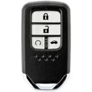 Honda 4 Button Smart Car Key Replacement Case AOHN-CK15