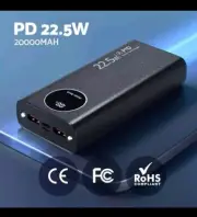 Powerful Power Bank 22.5W Fast Charging LED Display Dual torch Dual USB! 4 Ports