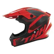 THH Helmets T710X Airtech Youth Helmet (Sm, Red/Black)