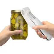 4-in-1 Garlic Press Mincer Garlic Crusher Slicer Peeler Can Opener Jar Opener