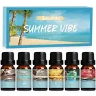 Summer Fragrance Oils Set, Premium Essential Oils Gift Set for Diffuser, Scen...