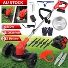 Cordless Whipper Snipper Electric Grass Trimmer Garden Lawn Cutter Brush Mower