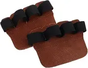 GANAZONO Lifting Grips Variety Weight Lifting Hand Protection Gym Hand Grips Lifting Gloves Pad Gym Accessories Lifting Gloves Assortment Grip Pads Weight Lifting Gloves Brown