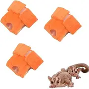 3 Pack Adjustable Sugar Glider Diaper with Velcro and Elastic Banding for Gliders Mini Diaper
