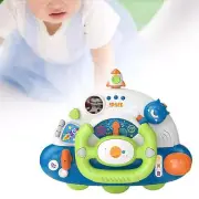 Portable Simulation Steering Wheel Toy, Interactive Learning Sensory Toy with
