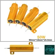 1 X 50 Watt Power Resistor Aluminium Shell Case Wire Wound Resistor 0.01R-50KR