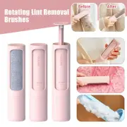 Reusable Pet Hair Remover Brush Rotating Lint Roller Self Cleaning Cat Dog Fur