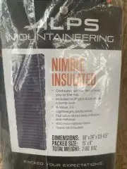 NEW~ALPS MOUNTAINEERING~NIMBLE INSULATED AIR MAT~WITH TAGS~CHARCOAL~#7150218~