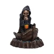 Scent of the Styx Gothic Backflow Incense Burner Reaper Nemesis Now H16.6cm