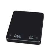 ANYCO Anygleam Stainless Steel Timer Kitchen Coffee Scale 3Kg (Black)
