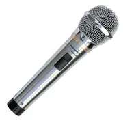 SoundArt Hand-Held Dynamic Microphone with Protective Bag
